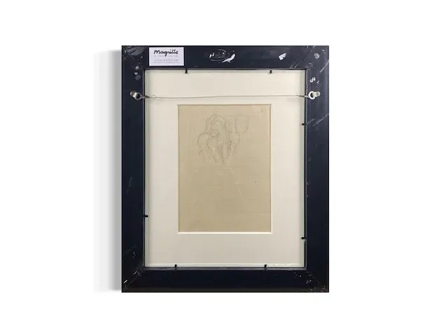 René magritte - originele tekening - afbeelding 2 van  2