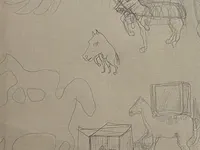 René magritte - originele tekening - afbeelding 3 van  5