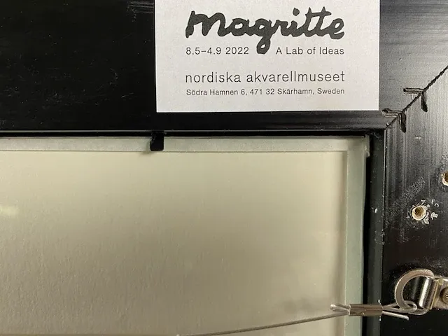 René magritte - originele tekening - afbeelding 5 van  5