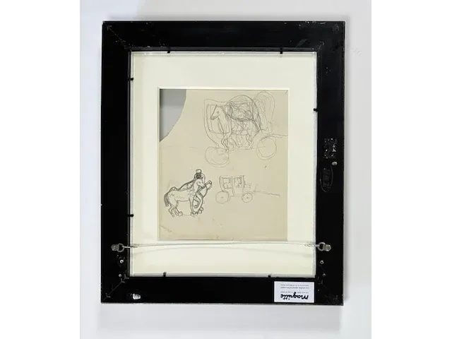 René magritte - originele tekening - afbeelding 3 van  4