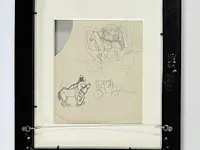 René magritte - originele tekening - afbeelding 3 van  4