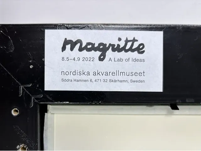 René magritte - originele tekening - afbeelding 4 van  4