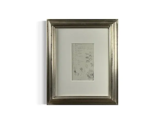 René magritte - originele tekening - afbeelding 1 van  5