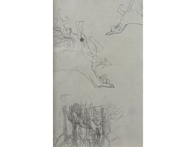 René magritte - originele tekening - afbeelding 4 van  5