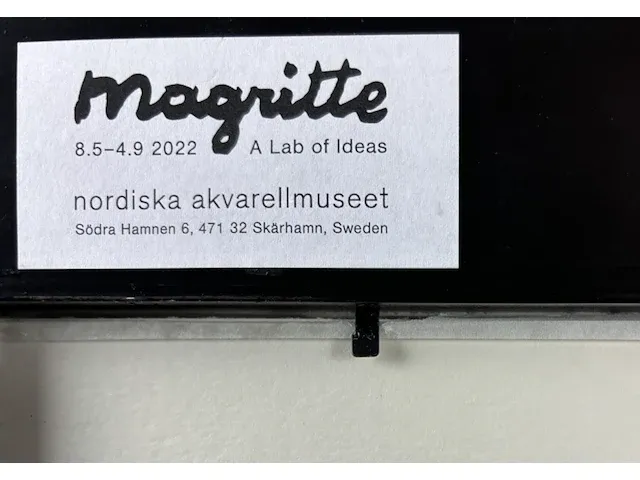 René magritte - originele tekening - afbeelding 5 van  5