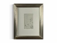 René magritte - originele tekening - afbeelding 1 van  2