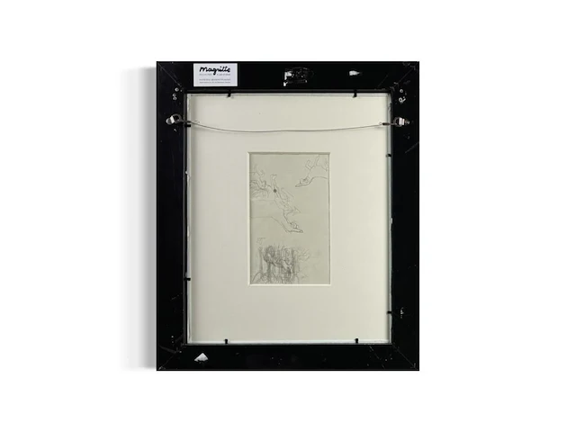 René magritte - originele tekening - afbeelding 2 van  2