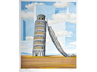 René magritte - souvenir de voyage - litho - afbeelding 1 van  9