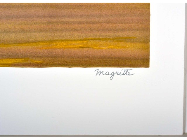 René magritte - souvenir de voyage - litho - afbeelding 3 van  9