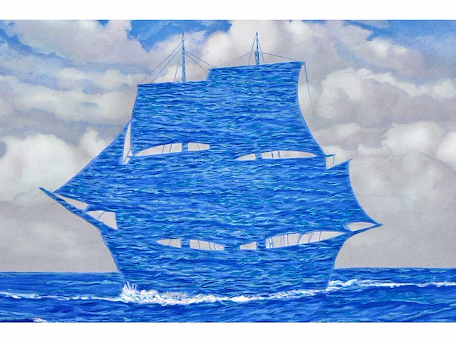 René magritte (1898-1967) - le séducteur - litho - afbeelding 5 van  6