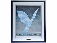René magritte (naar) - la grande famille - litho - afbeelding 1 van  9