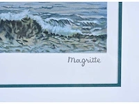 René magritte (naar) - la grande famille - litho - afbeelding 3 van  9
