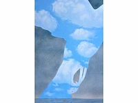 René magritte (naar) - la grande famille - litho - afbeelding 8 van  9