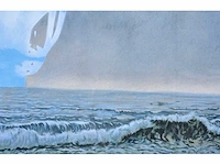 René magritte (naar) - la grande famille - litho - afbeelding 9 van  9