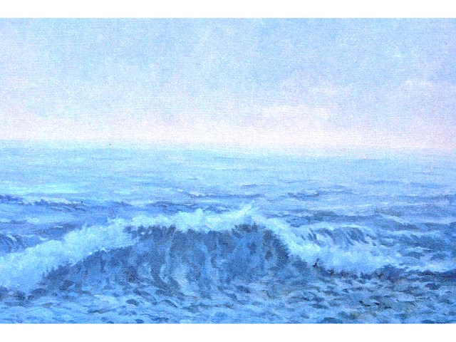 René magritte (naar) - la grande famille - litho - afbeelding 8 van  9