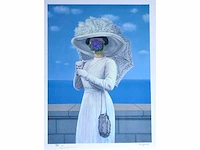 René magritte (naar) - la grande guerre - litho - afbeelding 1 van  8