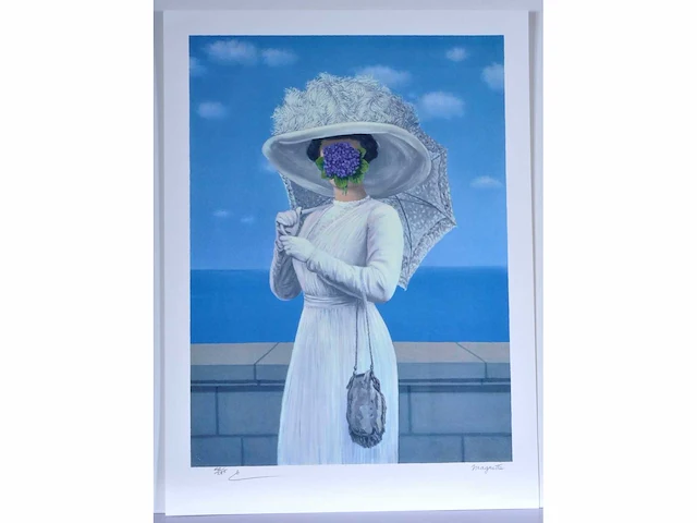 René magritte (naar) - la grande guerre - litho - afbeelding 2 van  8