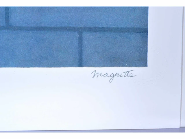 René magritte (naar) - la grande guerre - litho - afbeelding 3 van  8