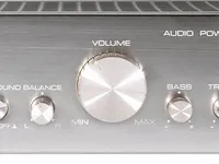 Renkforce e-sa9 stereoversterker 2 x 12 w zilver (metallic), donkerbruin