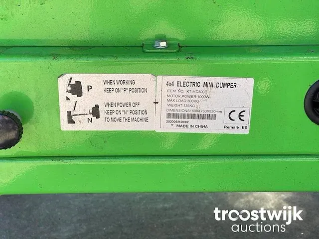 Renopower 300 electric dumper - afbeelding 8 van  12