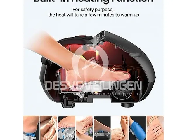 Renpho shiatsu voetmassage grijs - afbeelding 2 van  3