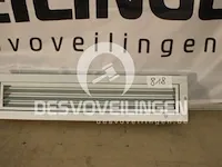 Renson alu deurrooster. 461 (425x76) f1 - afbeelding 1 van  2