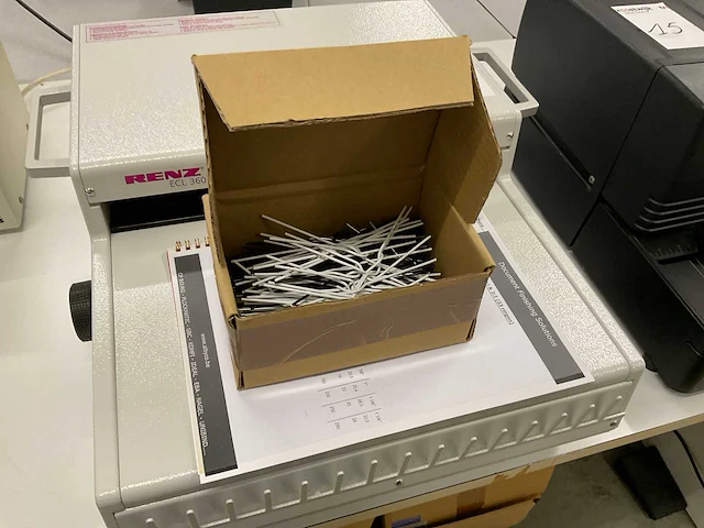 Renz ecl360 elektronische inbindmachine - afbeelding 6 van  7