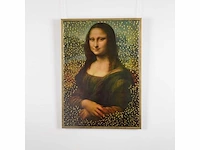 Reppetto art - "mona lisa confidence" 83x60cm - 1/1 editie - afbeelding 1 van  3