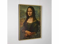 Reppetto art - "mona lisa confidence" 83x60cm - 1/1 editie - afbeelding 2 van  3