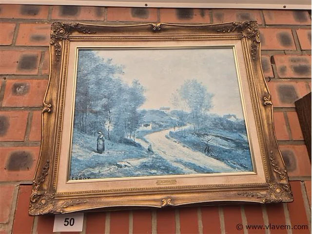 Reproductie 55x64cm - afbeelding 1 van  3