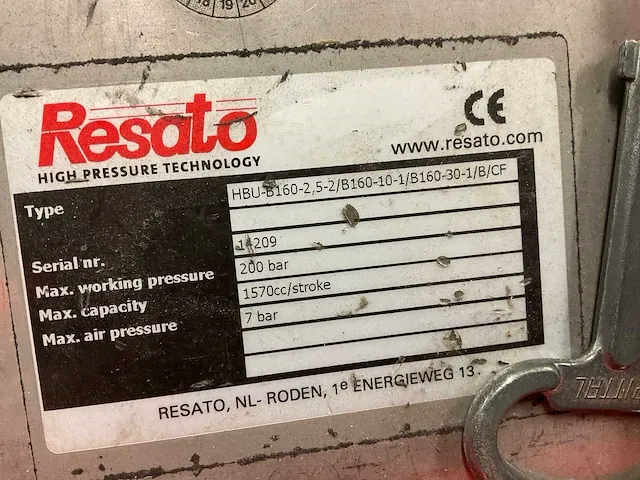 Resato hbu-b160 gasdruktestsysteem - afbeelding 3 van  13