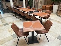 Restauranttafels (10x) + stoelen (20x) - afbeelding 1 van  13