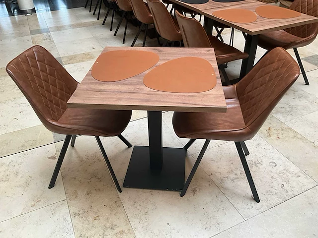 Restauranttafels (10x) + stoelen (20x) - afbeelding 6 van  13