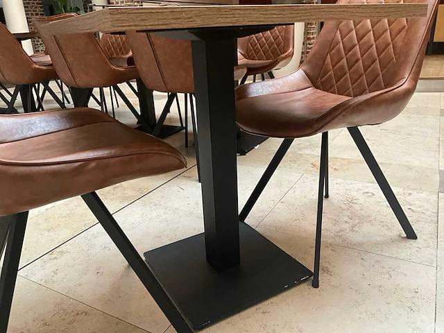 Restauranttafels (10x) + stoelen (20x) - afbeelding 8 van  13