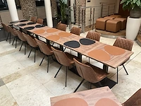 Restauranttafels (10x) + stoelen (20x) - afbeelding 12 van  13