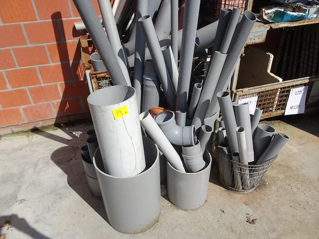 Restpartij pvc buizen/koppelstukken - afbeelding 2 van  3