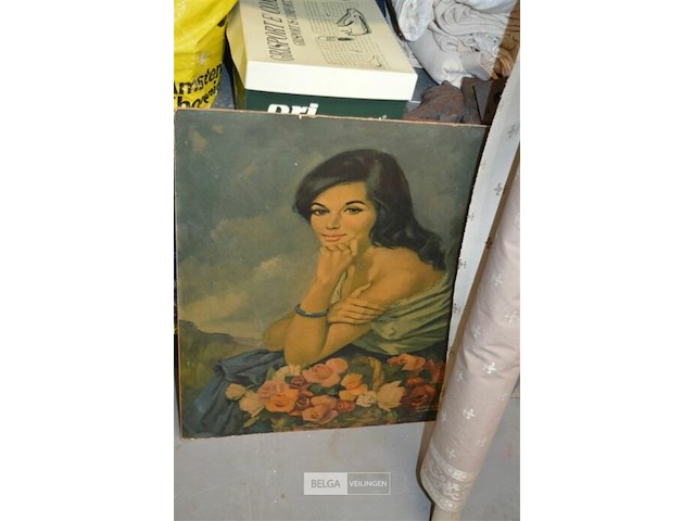 Restrol stof en schilderij - afbeelding 1 van  3