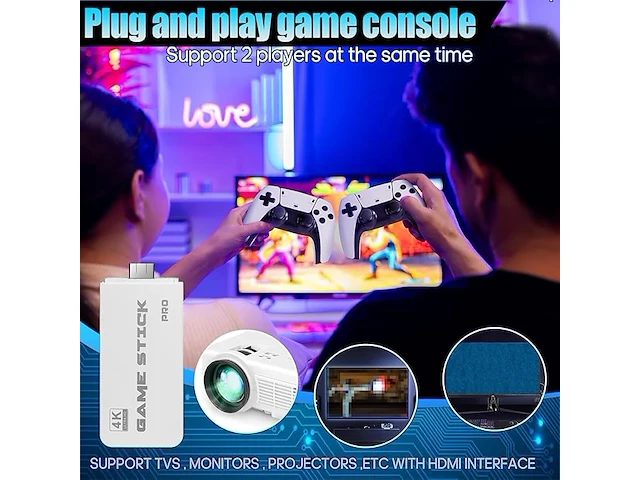 Retro console gameconsole - afbeelding 3 van  6