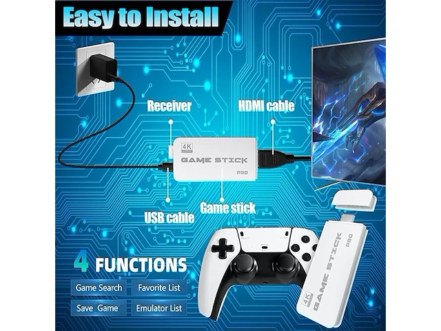 Retro console gameconsole - afbeelding 5 van  6