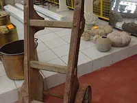 Retro houten steekwagen - afbeelding 1 van  3