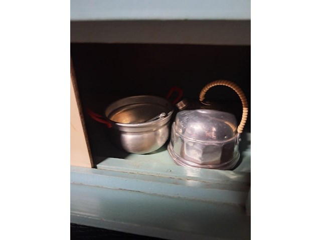 Retro keukentje met accessoires (h 390mm d 220mm b 600mm ) - afbeelding 3 van  8