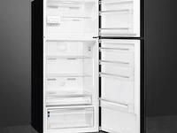 Retro koel/vriescombinatie smeg fab50rbl5 zwart - afbeelding 2 van  2