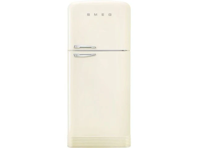 Retro koel/vriescombinatie smeg fab50rcr5 creme - afbeelding 1 van  3