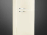 Retro koel/vriescombinatie smeg fab50rcr5 creme - afbeelding 2 van  3