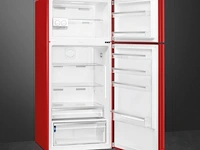 Retro koel/vriescombinatie smeg fab50rrd5 rood - afbeelding 2 van  2
