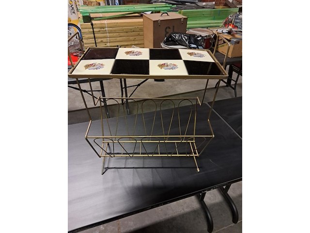 Retro krantentafel rekje - afbeelding 3 van  3