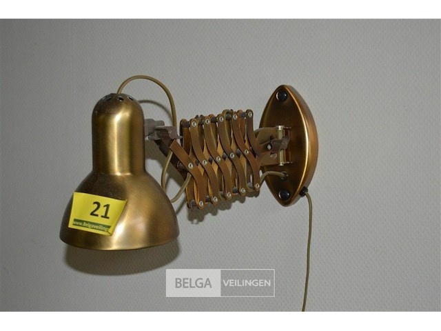 Retro muurlamp - afbeelding 2 van  2