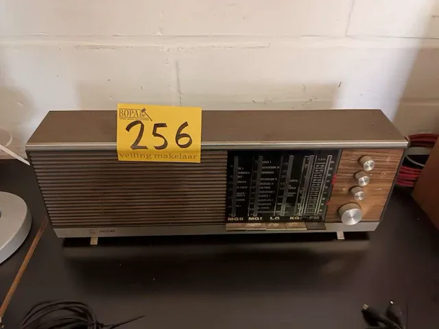 Retro radio philips - afbeelding 1 van  5
