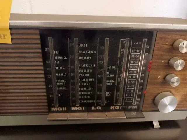 Retro radio philips - afbeelding 3 van  5