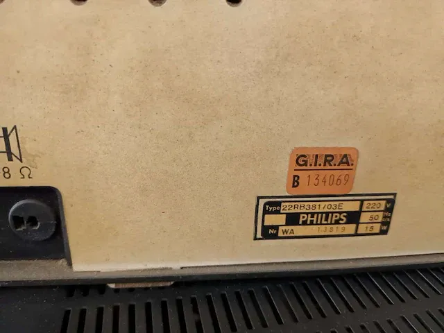 Retro radio philips - afbeelding 4 van  5
